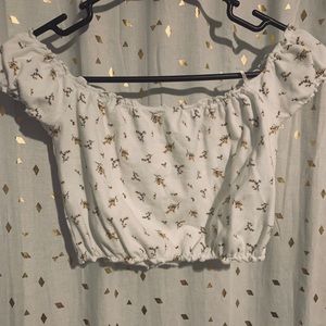 ♥️🔥FOREVER 21🔥♥️ 💋OFF THE SHOULDER CROP TOP💋